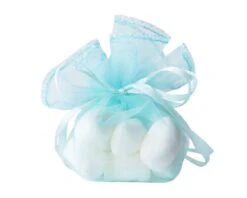 Organzazak Ø24cm Lichtblauw (12st)