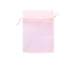 Organzazak S 7x9cm Roze (12st)