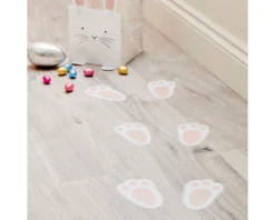 Vloerstickers Konijn Pootafdruk Ginger Ray (10st)