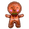 Folieballon Happy Gingerbread Man (55x78cm)