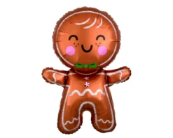 Folieballon Happy Gingerbread Man (55x78cm)