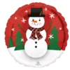 Folieballon Smiley Sneeuwpop (45cm)