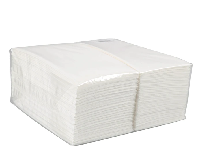 Gevouwen Servetten Wit (75st) 1 Gevouwen Servetten Wit (75st)