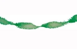 Crepe Guirlande Groen (24m)
