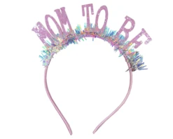 Glitter Diadeem Mom To Be Roze