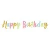 * Slinger 'Happy Birthday' Glitter Goud & Pastel
