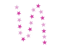 Glitter String Slinger Ster Roze