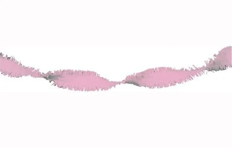 Crepe Guirlande Lichtroze (24m) 1 Crepe Guirlande Lichtroze (24m)