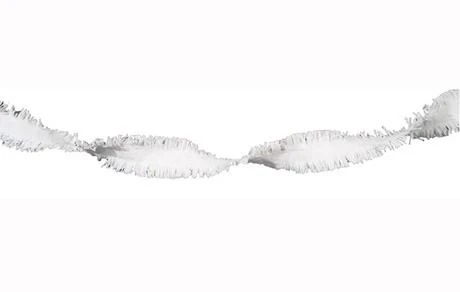 Crepe Guirlande Wit (24m) 1 Crepe Guirlande Wit (24m)
