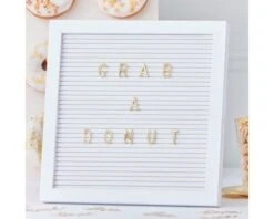 Letterbord Met Gouden Letters Ginger Ray