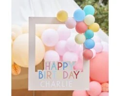 Happy Birthday Photobooth Frame Met Ballonnen Ginger Ray