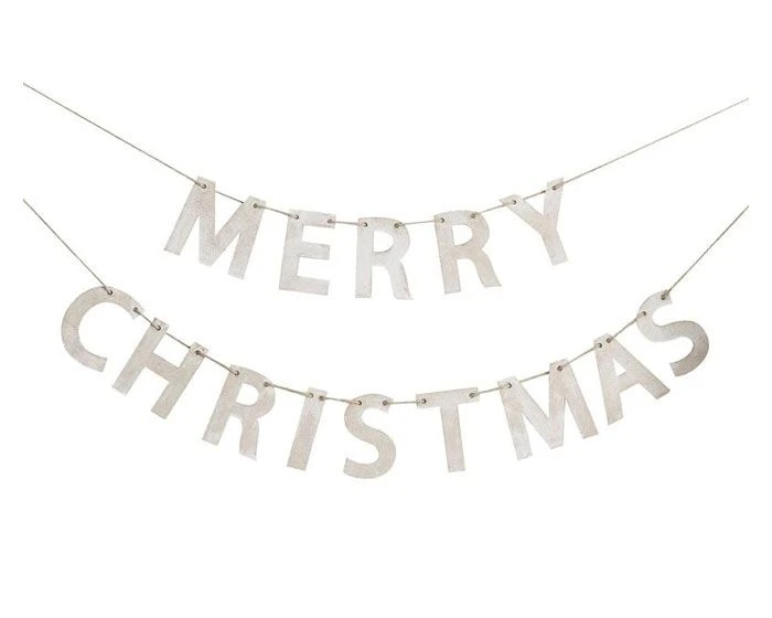 Houten Slinger Merry Christmas Ginger Ray 2 Houten Slinger Merry Christmas Ginger Ray - Afbeelding 2