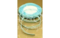 Organzalint 1cm Blauw