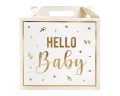 Cadeaudoos Hello Baby 12cm (3st)