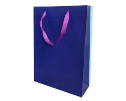 Kartonnen Cadeautas L Paars (12st)