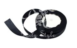 Satijnlint 2cm Zwart