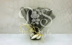 Tule Rondjes Kaal Ø24cm Zwart