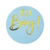 Stickers It's A Boy! Blauw/Goud (24st)