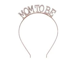 Diadeem Mom To Be Roségoud Strass