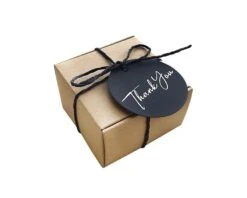 Hangkaartjes Thank You Wit/Goud (12st) 5 Hangkaartjes Thank You Wit/Goud (12st) -Versiering Winkel img 2025