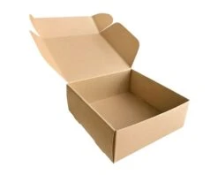 Vouwdoos Kraft 12cm (12st) -Versiering Winkel img 2028