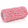Bindtouw Katoen Rood/Wit (100m)