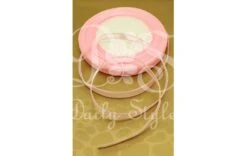 Organzalint 1cm Roze