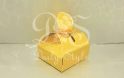 Vouwdoos Hart Relief Goud (24st)