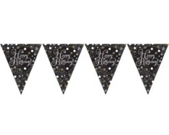 Vlaggenlijn Happy Birthday Sparkling