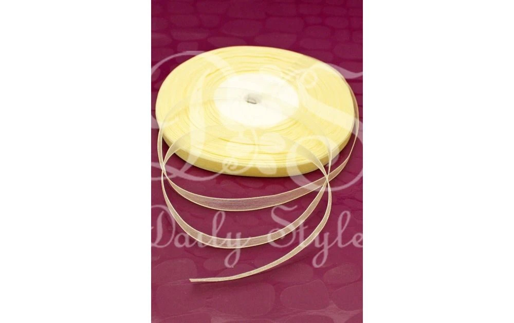 Organzalint 6mm Creme 1 Organzalint 6mm Creme