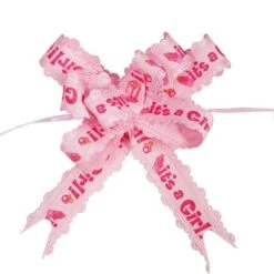 Treklint 'It's A Girl!' Roze (6st)