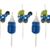 Kaarsjes Geboorte Blauw (5st)