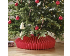 Kerstboomrok Honeycomb Rood Ginger Ray