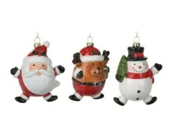 Hangdeco Kerstfiguren 11cm (3st)