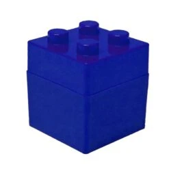 Legoblok Doosjes Blauw (6st)