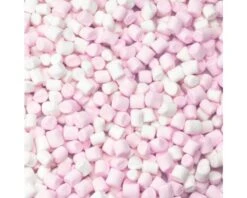 Mini Marshmallow Roze/Wit (1kg)