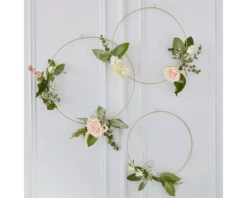 * Metalen Hoepels Gold Wedding Ginger Ray (3st)