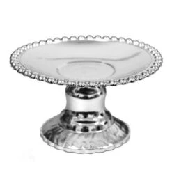 Mini Plateau Metallic Zilver (6st)