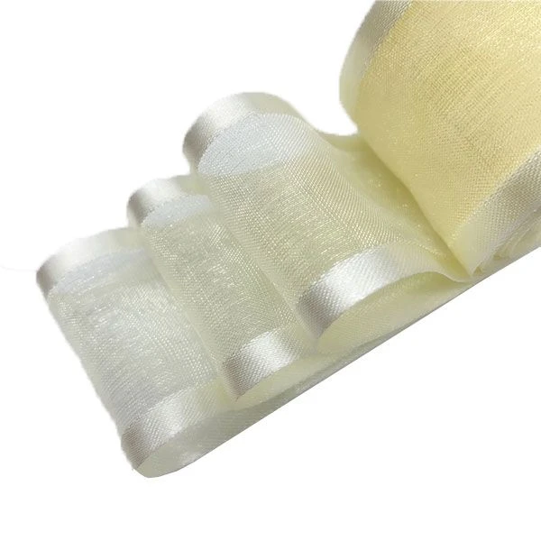 Organzalint 4cm Creme 2 Organzalint 4cm Creme - Afbeelding 2