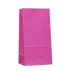 Papieren Zakje Paars (12st)