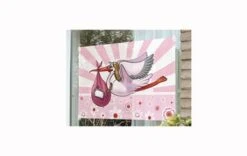 Raamvlag Geboorte Meisje