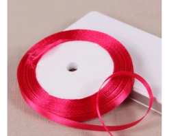 Satijnlint 6mm Fuchsia