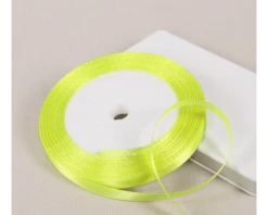 Satijnlint 6mm Neon Geel