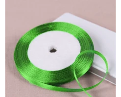 Satijnlint 6mm Groen