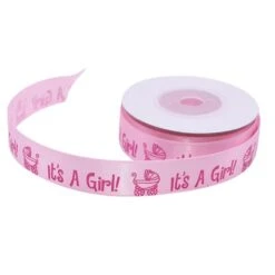 Satijnlint 1cm It's A Girl