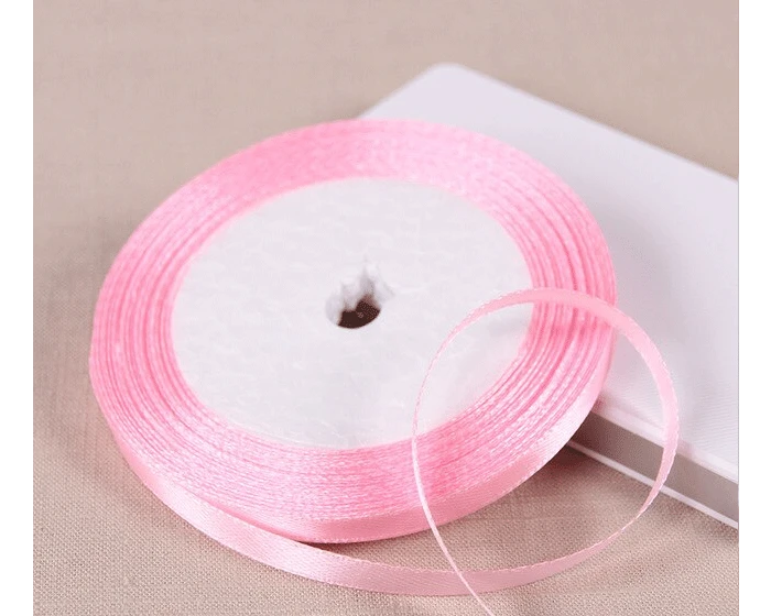 Satijnlint 6mm Roze 1 Satijnlint 6mm Roze