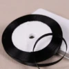 Satijnlint 6mm Zwart