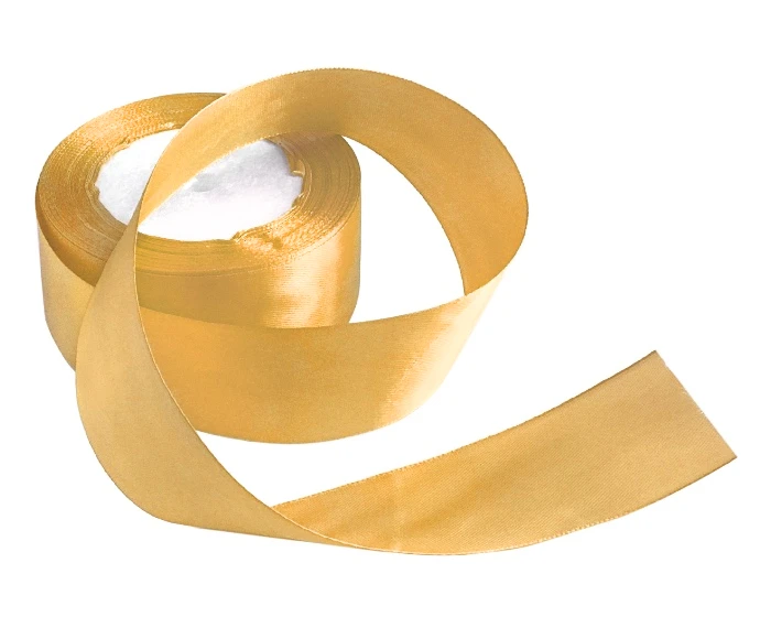 Satijnlint 4cm Goud 1 Satijnlint 4cm Goud