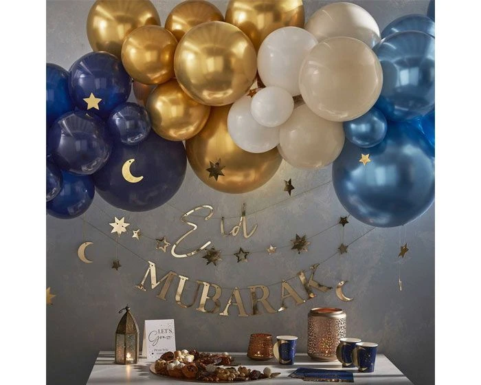 Servetten Eid Mubarak Ginger Ray (16st) 2 Servetten Eid Mubarak Ginger Ray (16st) - Afbeelding 2