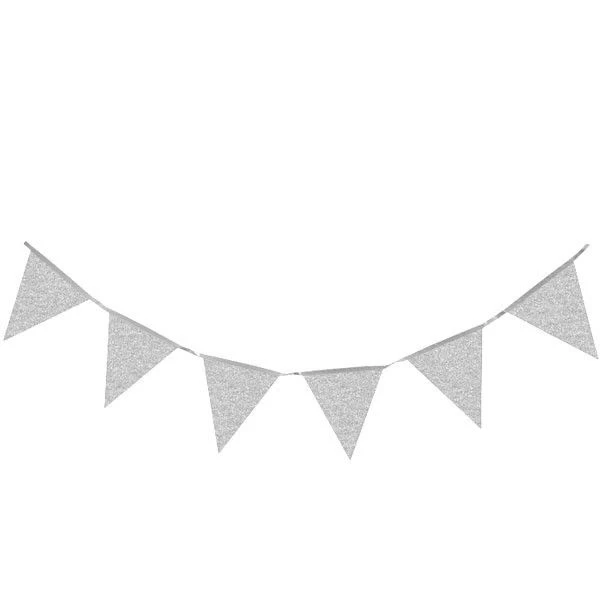 Glitter Slinger Zilver (6m) 1 Glitter Slinger Zilver (6m)